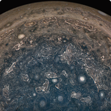 Close-up of Jupiter